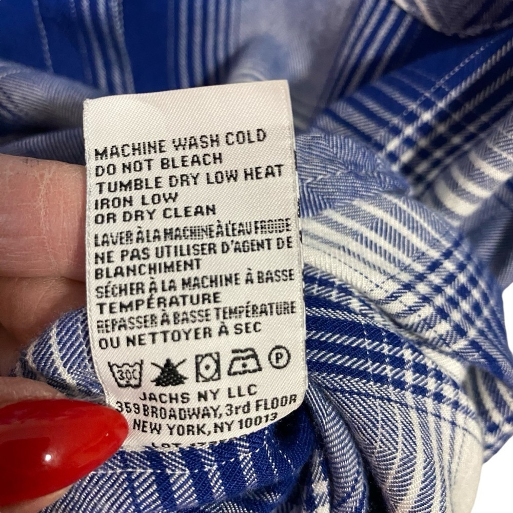 Jachs Girlfriend - Plaid Short Sleeve Shirt - M Vietnam - Picture 5 of 8